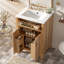 Meuble-lavabo de 24 po avec cadre en bois massif-178722362