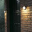 UltraBeam 6 Watt LED Round Outdoor LED Wall Light With Eyelid - 150mm Diameter-135318341
