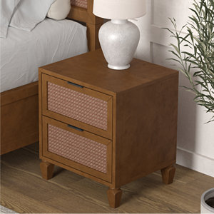 Benford 2 - Drawer Solid Wood Nightstand