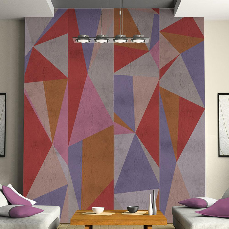 Kaeto Geometric Roll, Pink/Purple