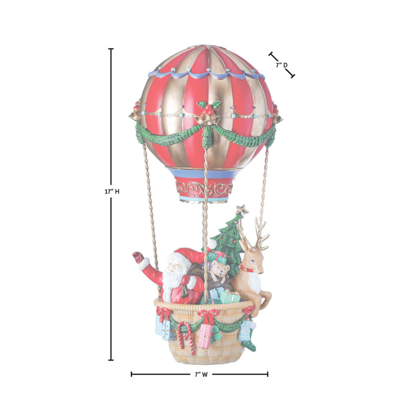 Montgolfière 17 "avec Père Noël