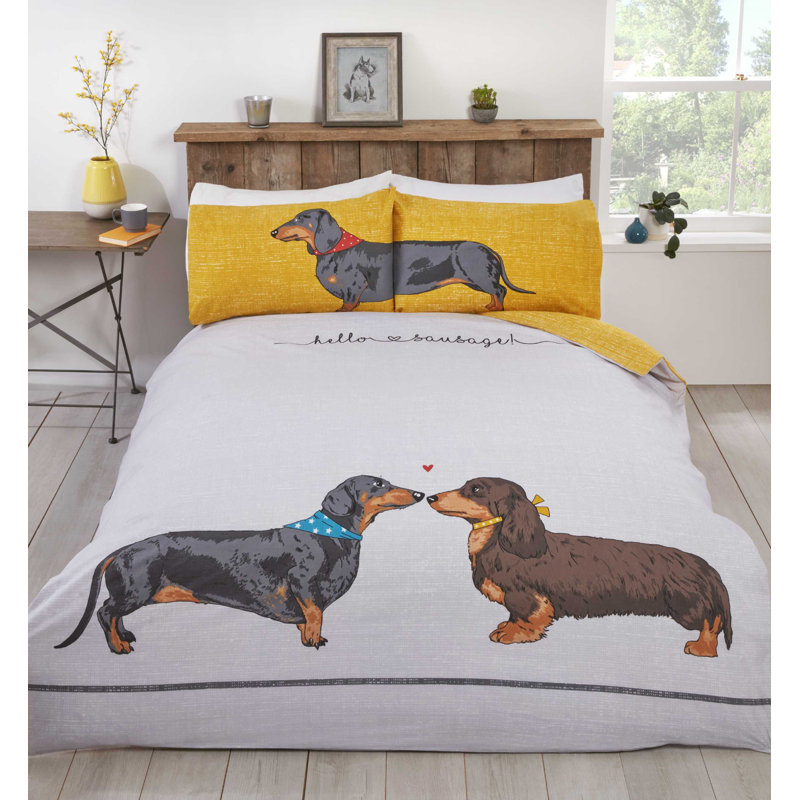 Adilet Graphic Print & Text Duvet Cover Set with Pillowcases Included, Single Duvet Cover + 1 Standard Pillowcase