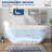 70"L x 31"W Premium Private-Enjoyment Freestanding Oval Soaking Acrylic Bathtub, Spa Bathroom Bundle