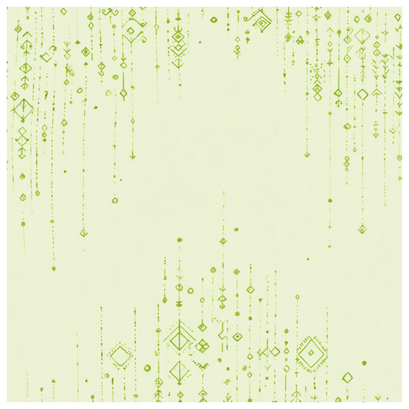 Tapis de bain géométrique Boho, 34in W x 21in L