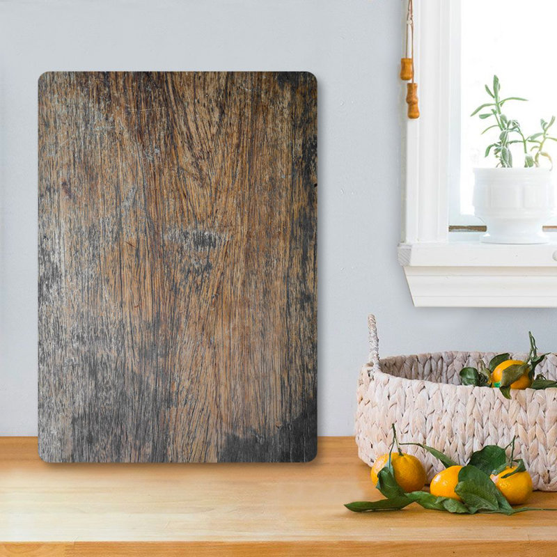 Flourish Premium Tempered Glass Cutting Board, 11.8 x 15.7 inches | Antibacterial, Easy Clean, Non-Slip Silicone Feet | 100% Durable Glass, Thickness: 0.16 inches | Ideal for Kitchen Prep, Safe & Stylish Cooking Solution