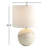 Marble Sphere Lamp-White