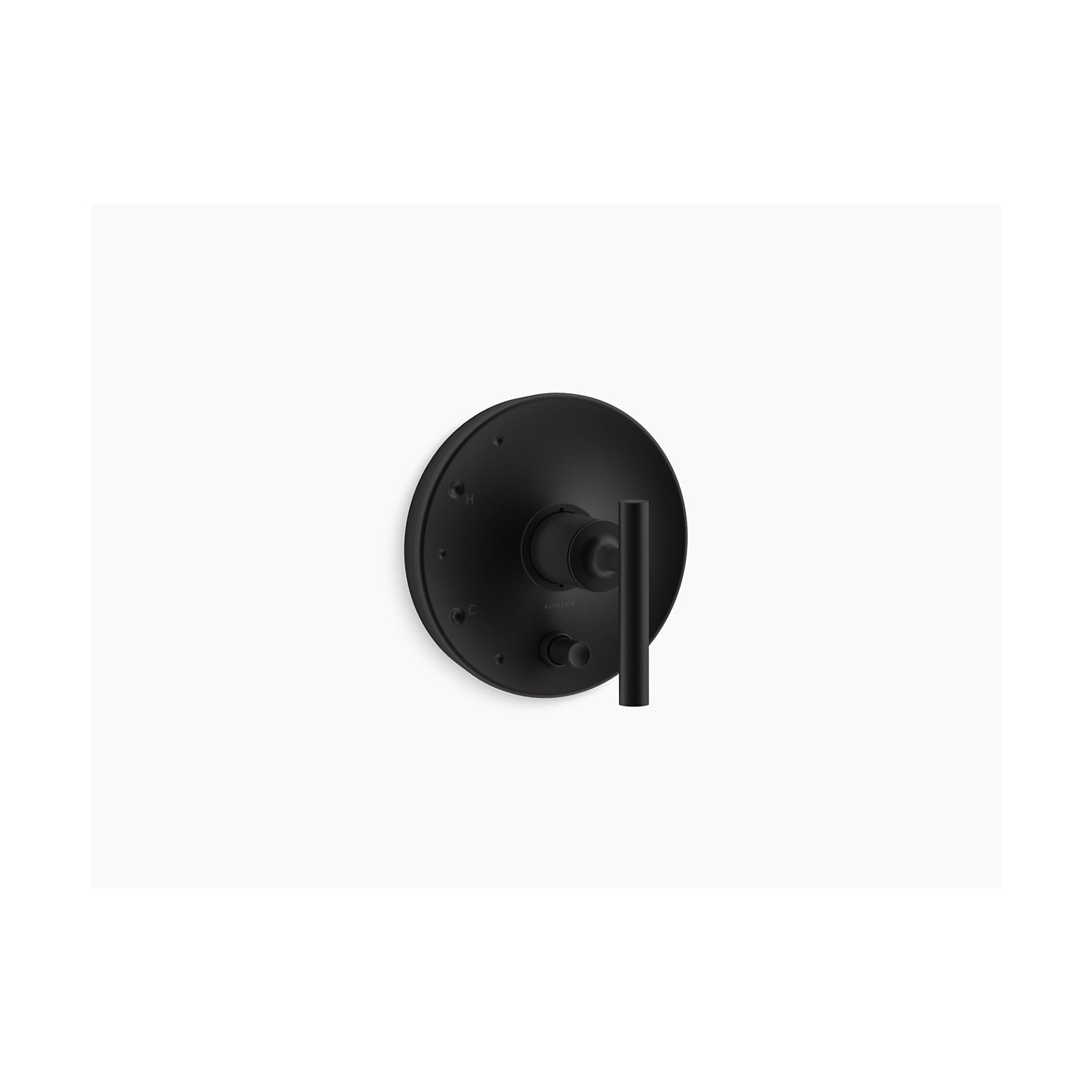 Purist Faucet Trim, Black Matte