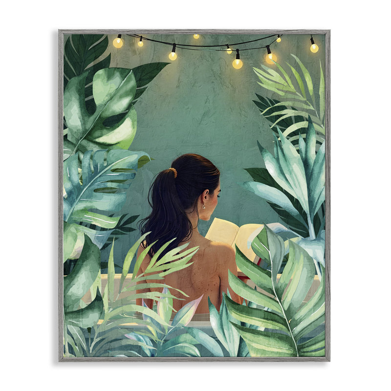 «Twinkle Palm Girl Portrait», estampe numérique, conception de Kim Allen, H 14 po x l 11 po, Estampe numérique Farmhouse