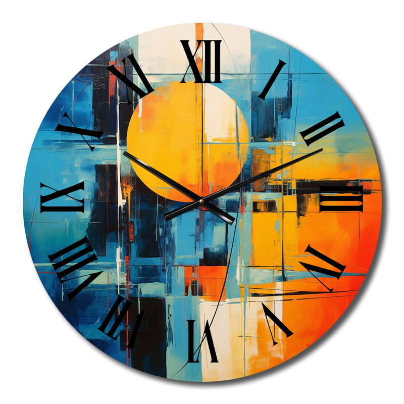 Horloge murale Mid-Century, Petit