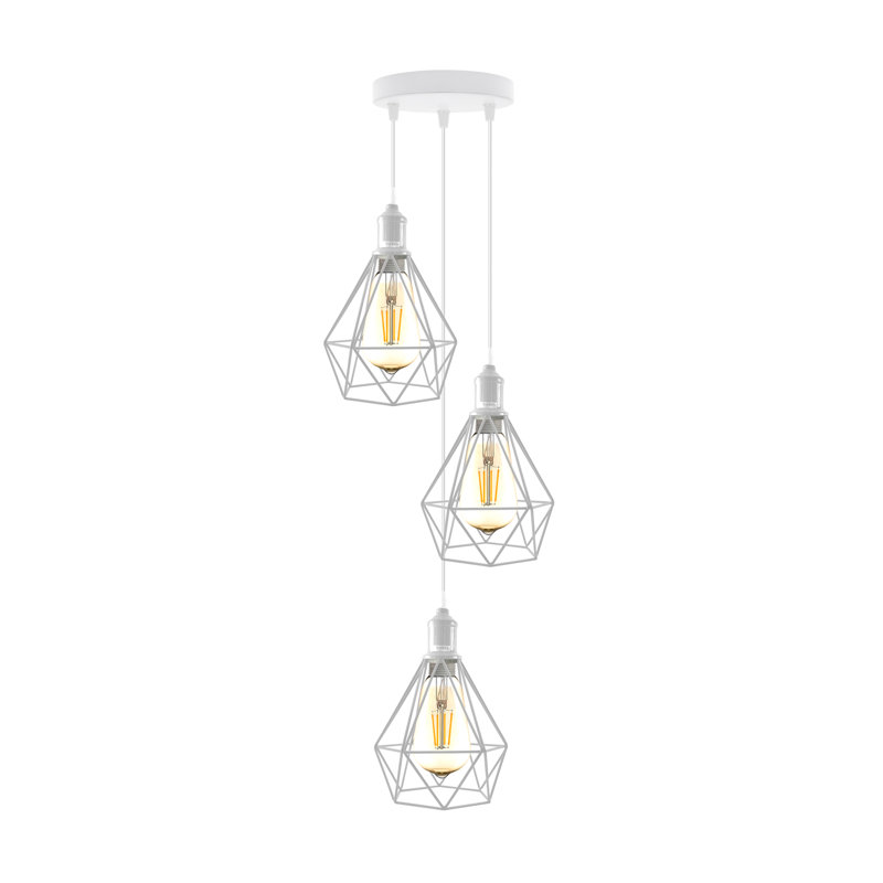 Alfie-Lee 3 - Light Pendant, Yes, White
