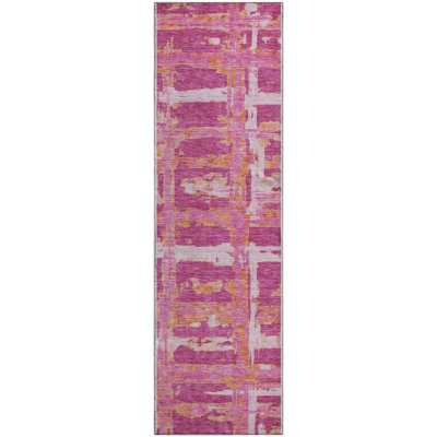 Premium Machine Washable Prisco Blush Rug