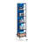 70.3'H LED Bookshelf, Display Shelf With Dimmable Lights-933191442