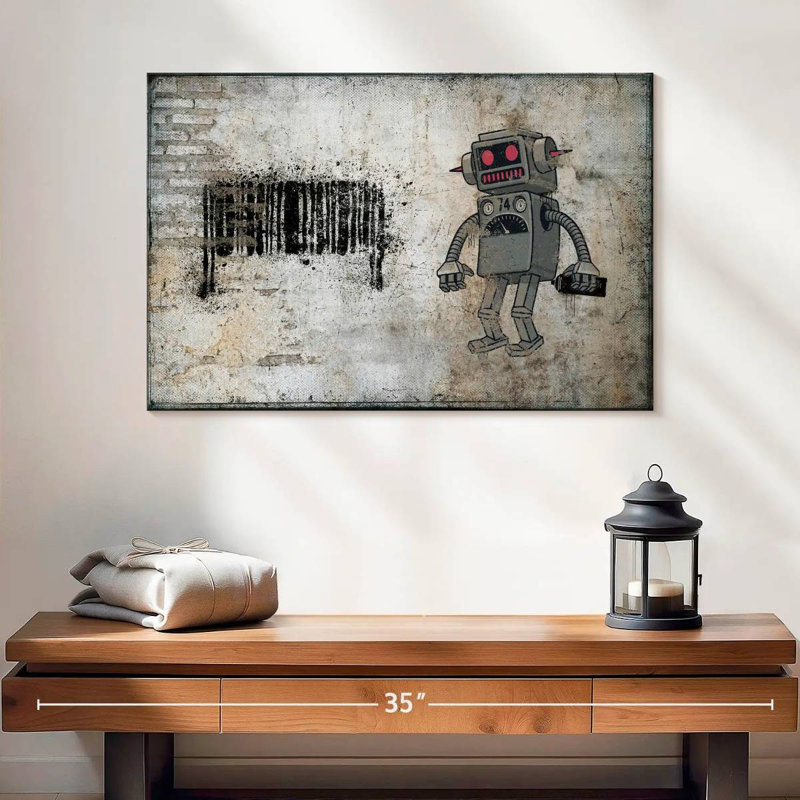 Kelan Robot Tag, 16" H x 24" W