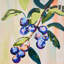 Bleuet Painting by Sie Douglas-Fish