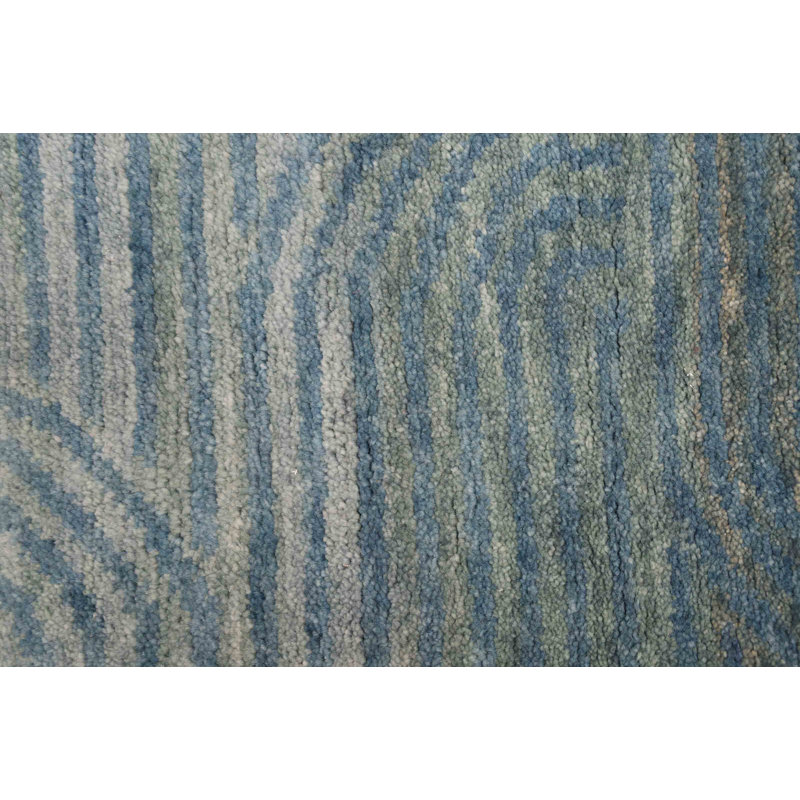 Tapis bleu Peshawar Ziegler 5 pi 1 po x 6 pi 11 po