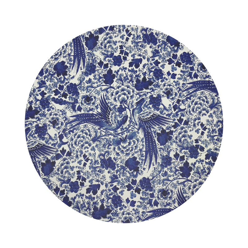 Royal Delft Vegan Leather Round Placemats