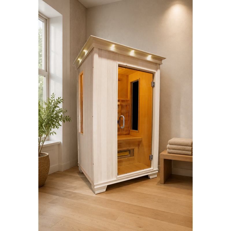 TheraSauna 1-Person Far Infrared Home Sauna with Stable Heat Technology