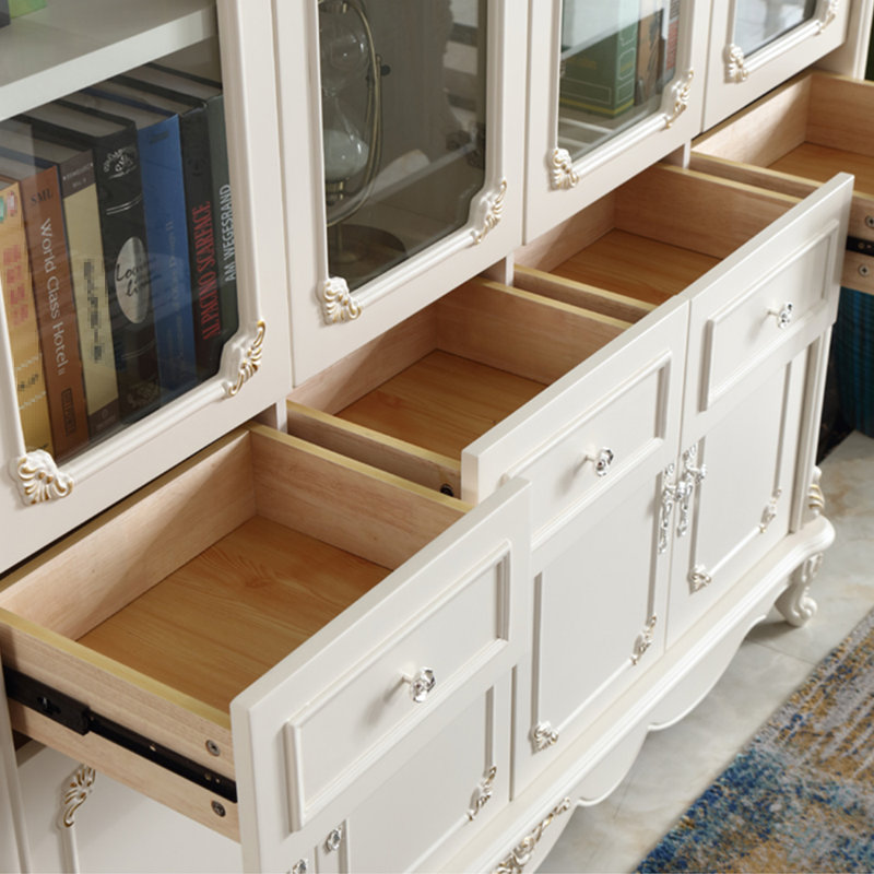 American style light luxury bookcase