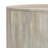 Ardson Solid Mango Wood Drum Coffee Table in White Wash