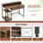 Saharrah Metal Base Computer Desk