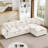 Modular L Shaped Sofa with Removable Ottoman-1241607395