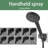 13'' High Pressure 5-Spray Rainfall Shower Head,With 10-Mode Handheld Spray,12'' Adjustable Extension Arm, 71'' Hose-120156888