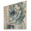 Indigold Watercolor Flower II - reproduction de ferme sur bois de pin naturel-37112204