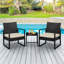 2 Seater Rattan Conversation Set-1816277180