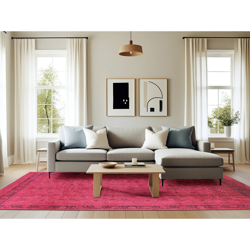 Oriental Indoor Rug, Rectangle 6' x 9'