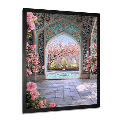 «Persian Gardens In Bloom Tehran II», reproduction d'art sur toile