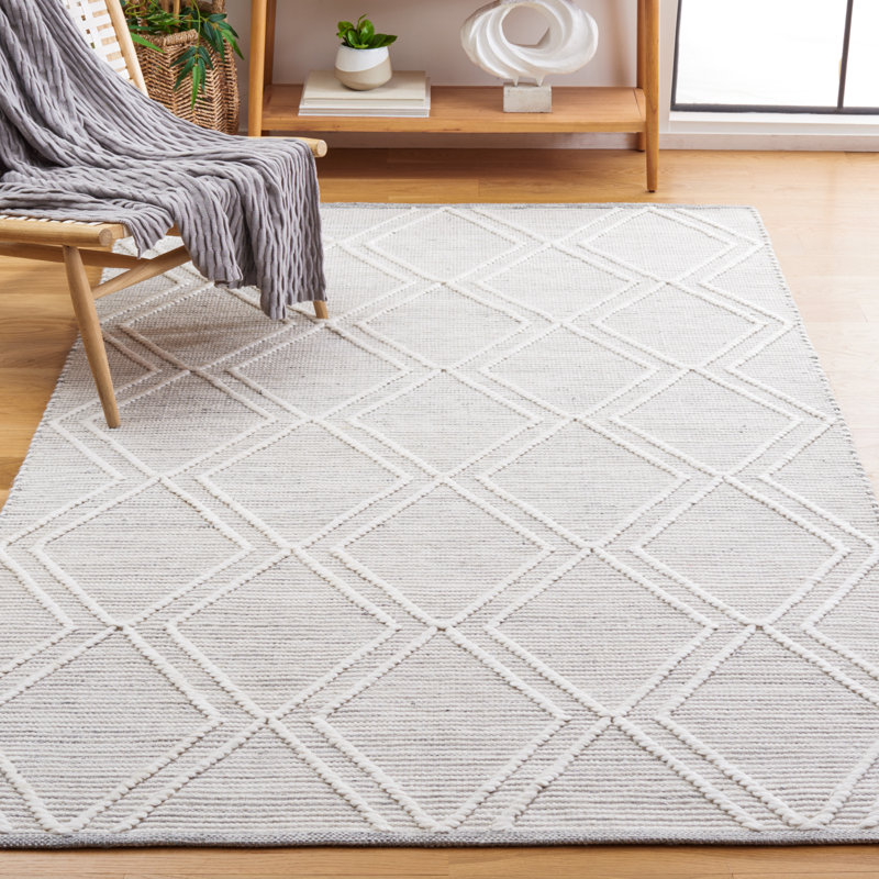 Tapis géométrique tissé à la main Kilim, Rectangle 5 pi x 8 pi