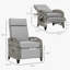 Fauteuil inclinable gris, Fauteuil inclinable d'extérieur