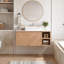 Meuble-lavabo simple 36 po avec lavabo, meuble-lavabo flottant avec plateau en pierre frittée 36 po-231010204-231010205