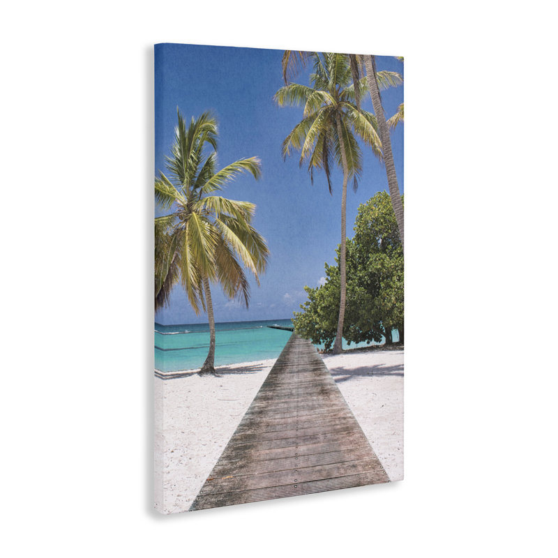 Toile Pristine Morning Tropical Coast, conception de Marcus Prime, H 24 po x l 16 po