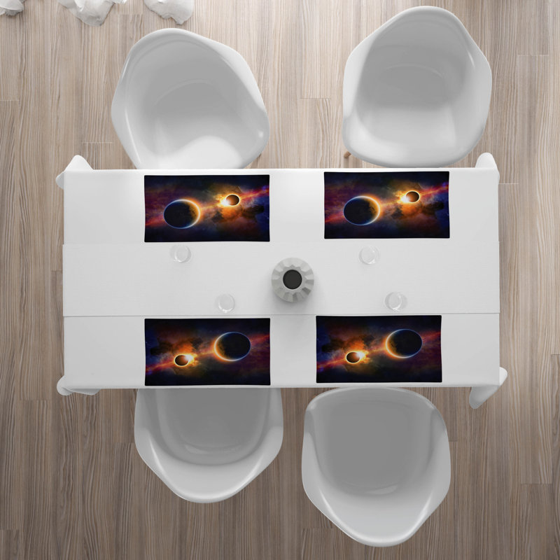 Polyester Abstract Rectangle Placemat