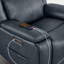 Fauteuil inclinable électrique en cuir véritable Zero Wall-2134244505