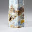 Polished Ocean Jasper Point from Madagascar in Blue/White/Bronze
