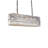 Spectra 15-Light Rectangular Crystal Chandelier - Chrome