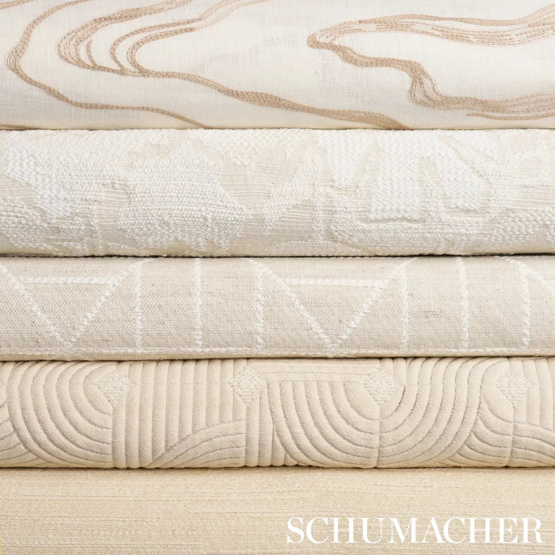 Wild Flower Fabric, Ivory