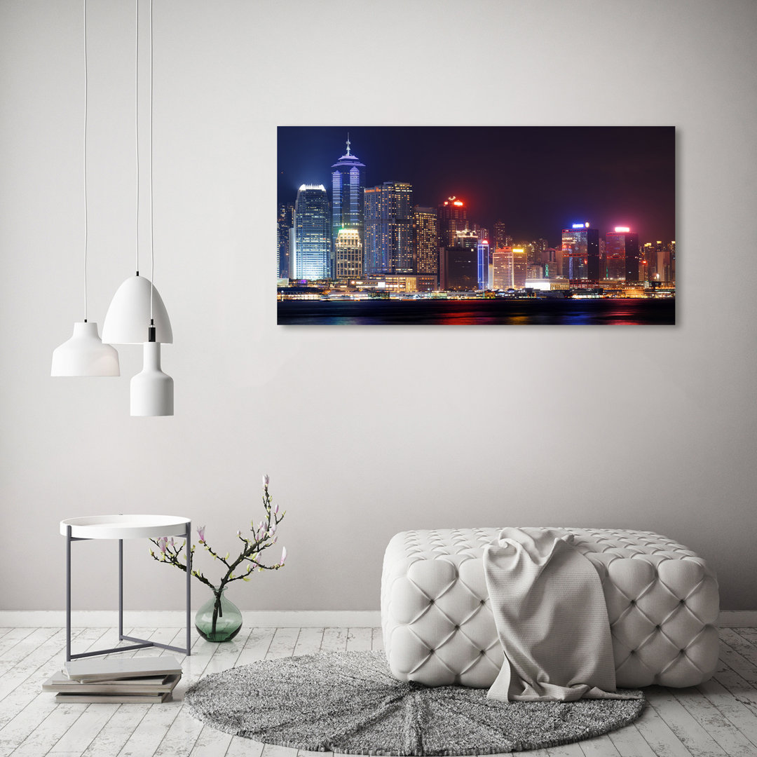 Hong Kong By Night - No Frame Print