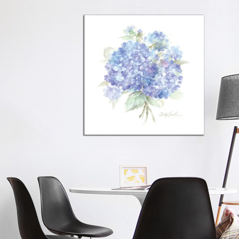 Hydrangeas I 1 Piece Wrapped Canvas Wall Art, 93.98 cm H x 93.98 cm W x 3.175 cm D