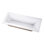 Baignoire encastrée rectangulaire en acrylique 67 pouces avec drain Kingston Eden Aqua Brass