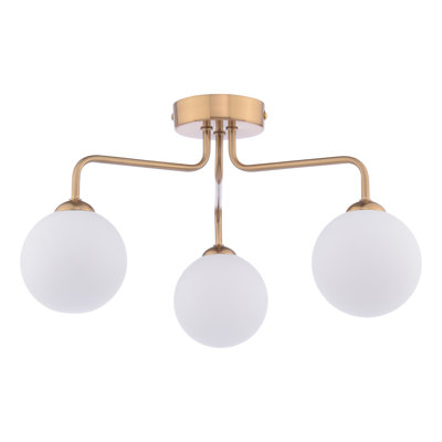 FEYA 3LT SEMI FLUSH GLS