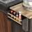 Kitchen Island With Storage, Rolling Kitchen Serving Cart With Rubber Wood Top, Towel Rack, Spice Rack, Storage Drawer And Cabinet-121883147