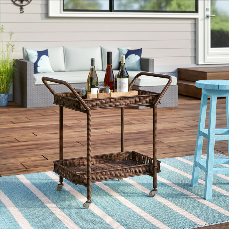Warba Bar Cart, Honey
