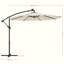 Piqua 300cm Lighted Market Parasol-247176263