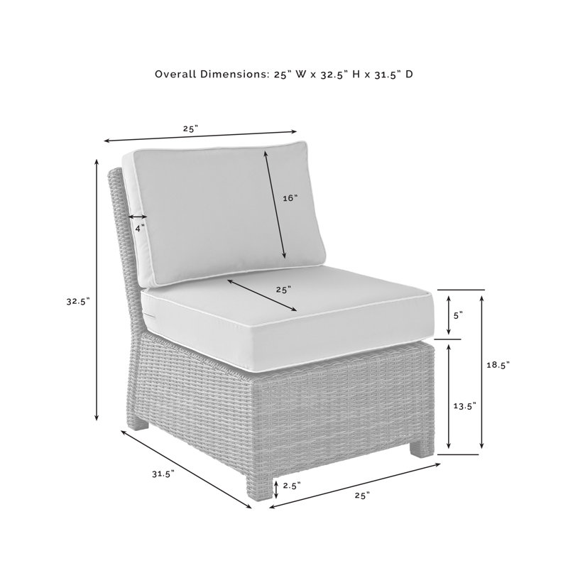 Outdoor Lounge Chair, Gray, Brown