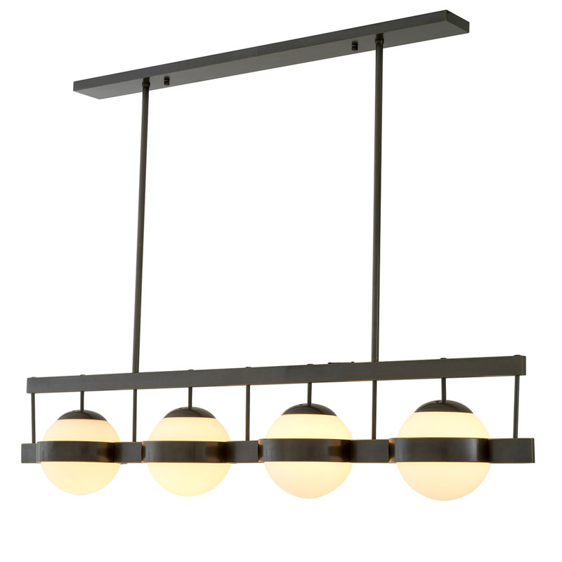 Biba 4 - Light Chandelier, Bronze