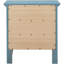 Hammond 3 Drawer Nightstand In Teal Blue