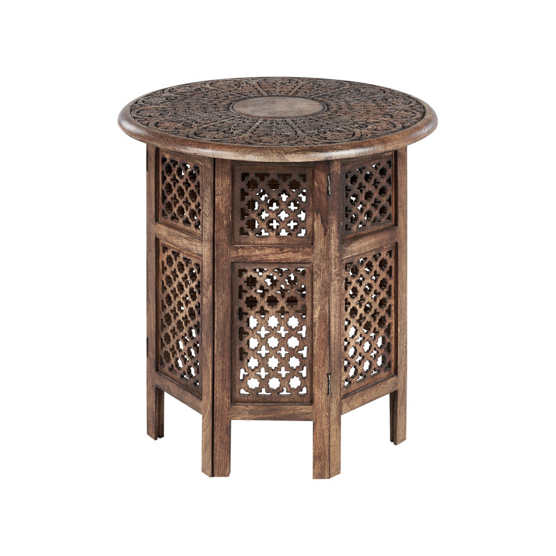 Bjarte Solid Wood Frame End Table